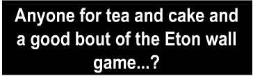 The Eton Wall Game